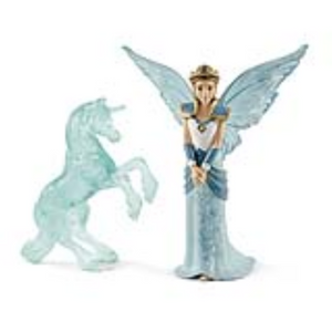 Schleich 70587 Bayala - MOVIE Eyela mit Einhorn Eisskulptur