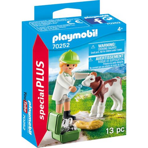 Playmobil 70252 special plus - Tierärztin mit Kälbchen