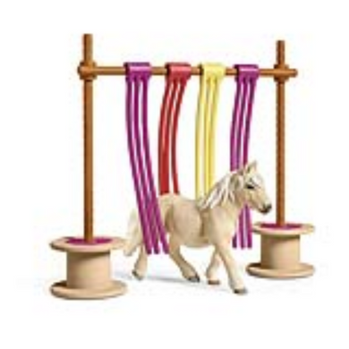 Schleich 42484 Farm World - Pony Flattervorhang
