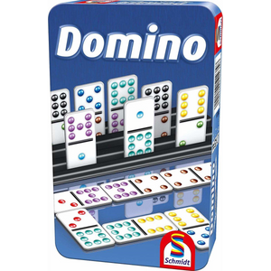 Schmidt Spiele 51435 Bring-Mich-Mit Metalldose - Domino