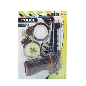 Toi-toys 32588A Polizei-Set - Pistole+Handschellen - Licht+Ton