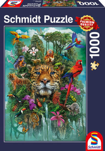 Schmidt Spiele 58960 Schmidt Puzzle - # 1000 - König des Dschungels