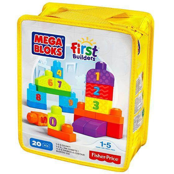 Mattel DLH85 Mega Bloks - Bausteine Zählspaß
