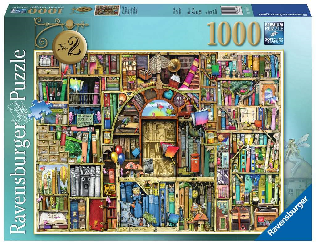 Ravensburger 19418 Erwachsenen-Puzzle Puzzle - Magisches Bücherregal Nr.2