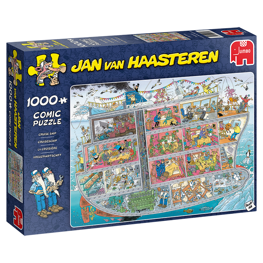 Jumbo Spiele 20021 # 1000 - Jan van Haasteren - Kreuzfahrtschiff