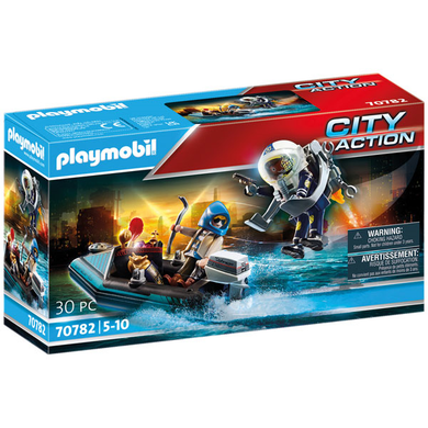 Playmobil 70782 City Action - Polizei-Jetpack: Festnahme des Kunsträubers