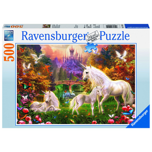 Ravensburger 14195 Erwachsenen-Puzzle - # 500 - Zauberhafte Einhörner