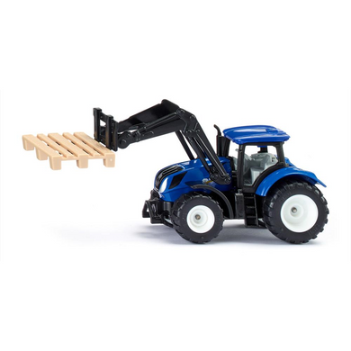 Siku 1544 Siku Super - New Holland mit Palettengabel und Palette