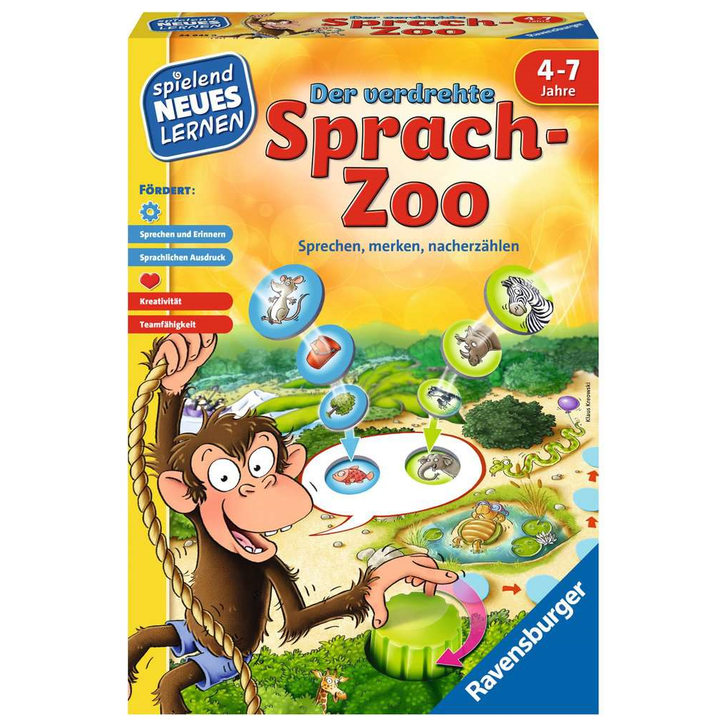 Ravensburger 24945 Spielend Neues Lernen - Der verdrehte Sprach-Zoo
