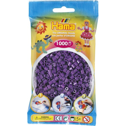 Malte Haaning 207-07 Hama - Bügelperlen Lila - 1000 Stück