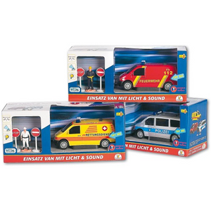 VEDES 0033107331 Speedzone - Einsatzfahrzeug-Van- 1:32- Light & Sound
