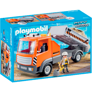 Playmobil 6861 City Action - Großbaustelle - Baustellen-LKW