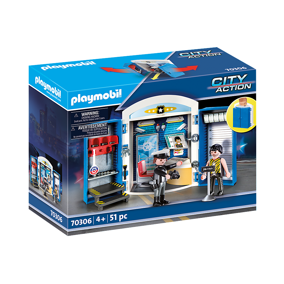 Playmobil 70306 City Action - Spielbox In der Polizeistation