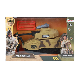 Toi-toys 15689F ALFAFOX - Spielset - Panzer mit Soldat