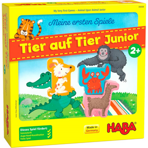 Haba 306068 Kinderspiele - Meine ersten Spiele - Tier auf Tier Junior