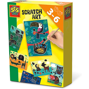 SES 14622 SES creative - Scratch Art - Kratzbilder - Tiere