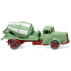 Wiking-Modellbau 053203 Wiking - Klassik Edition 1:87 - Betonmischer (MB L 6600) - Transportbeton GmbH