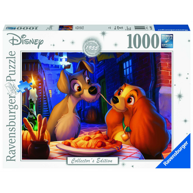 Ravensburger 13972 Erwachsenen-Puzzle - # 1000 - Disney - Susi und Strolch