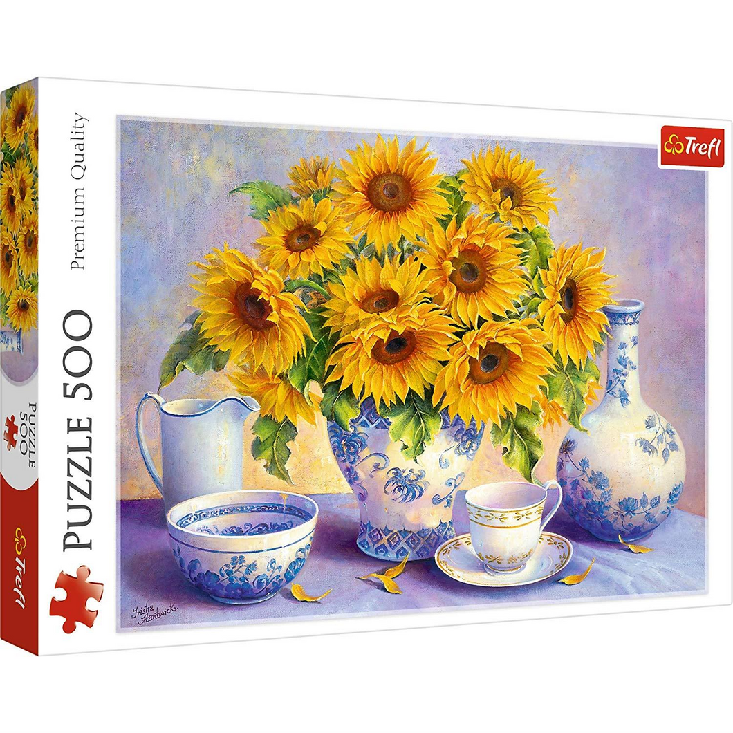 Trefl 37293 Trefl Puzzle - Premium Puzzle - # 500 -  Sonnenblumen