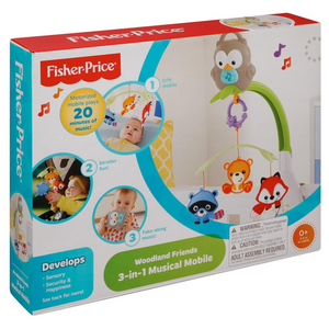 Mattel 406-5444 Fisher Price - 3 In 1 Woodland Mobile