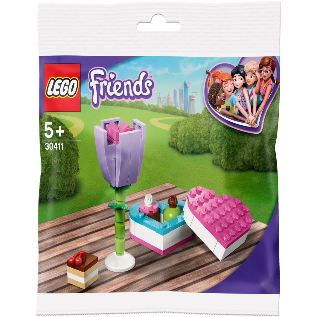 LEGO 30411 Friends - Pralinenschachtel und Blume