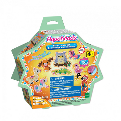 EPOCH Traumwiesen 31602 Aquabeads - Sternperlen Tier Set - 840 Stück