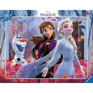 Ravensburger 05074 Kinder-Puzzle - Disney Die Eiskönigin - # 35 - Rahmen-Puzzle - Magische Natur