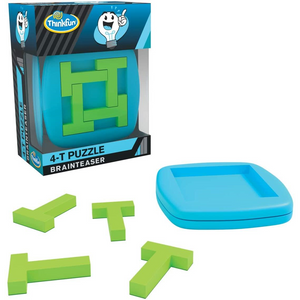 Ravensburger 76382 Thinkfun - 4-T Puzzle - Brainteaser mit 4 T-förmigen Teilen