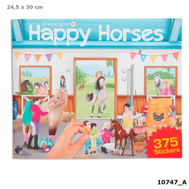 Depesche 10747 Horses Dreams - Create your Happy Horses - Stickerbuch