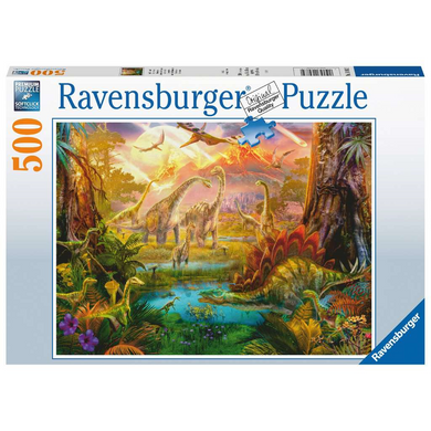Ravensburger 16983 Erwachsenen-Puzzle - 500 Teile Puzzle - # 500 - Im Dinoland