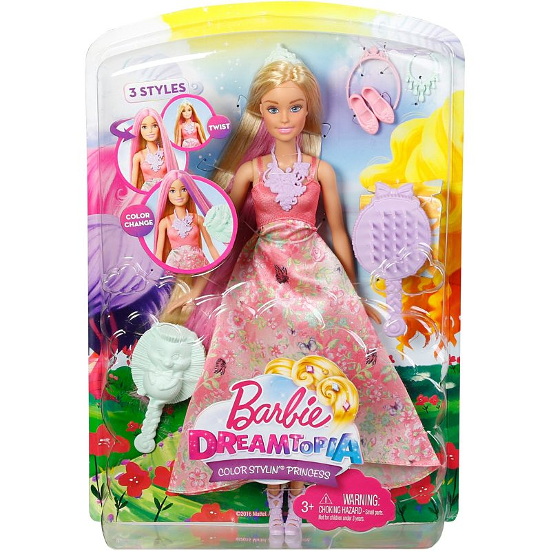 Mattel DWH42 Barbie - Dreamtopia - Farbfrisuren Prinzessin - blond