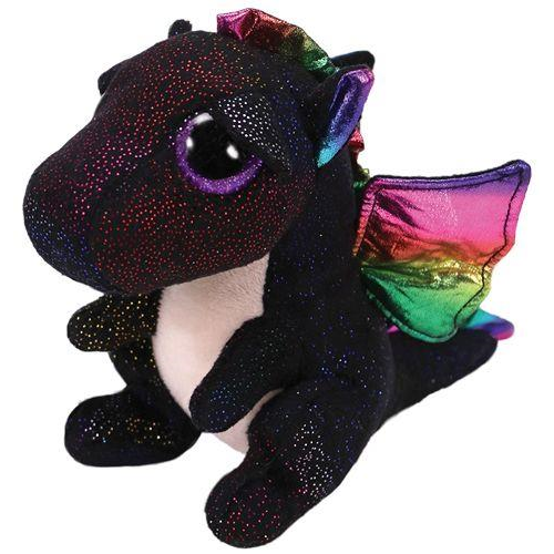 Ty 36897 Beanie Boos Glubschis M - Schwarzer Drache - Anora - ca. 15cm
