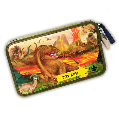 Depesche 6458 Dino World - 3-fach Federtasche