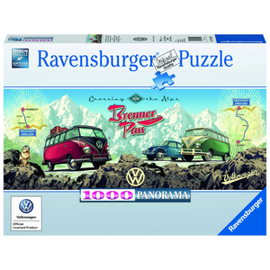 Ravensburger 15102 Erwachsenen-Puzzle Puzzle 8 - Mit dem Bulli über den Brenner