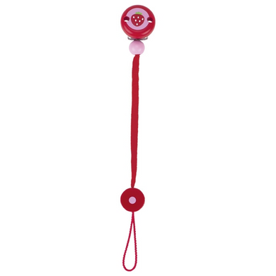 goki 766180 Heimess - Babyartikel - Schnullerkette - Erdbeere