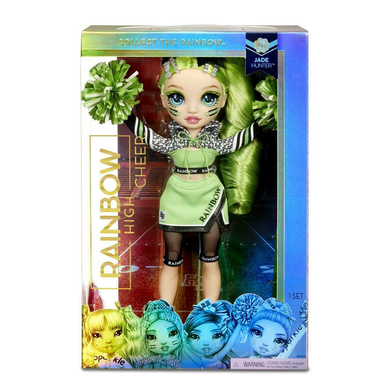 MGA 572060EUC Rainbow High - Cheer Doll - Jade Hunter