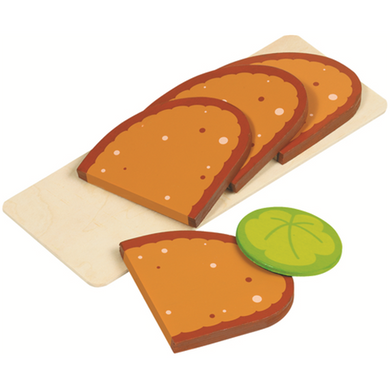 goki 51812 Brotscheiben - 4 Scheiben und 1 Scheibe Gurke