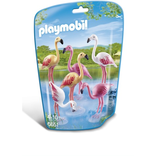 Playmobil 6651 City Life - Zoo - Flamingoschwarm