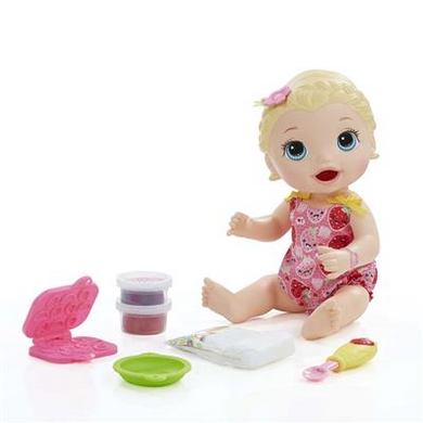 Hasbro C2697EU4 Baby Alive - Fütterspaß Lily - blondhaarig
