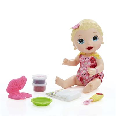 Hasbro C2697EU4 Baby Alive - Fütterspaß Lily - blondhaarig