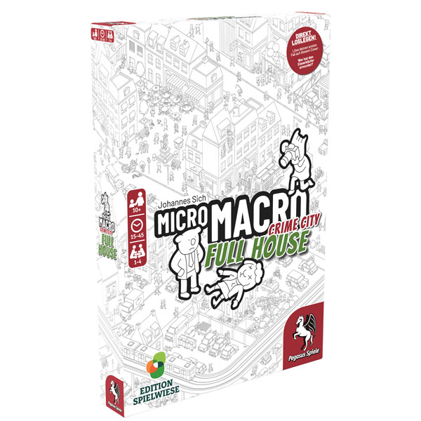 Pegasus Spiele 59061G MicroMacro: Crime City 2 – Full House (Edition Spielwiese)