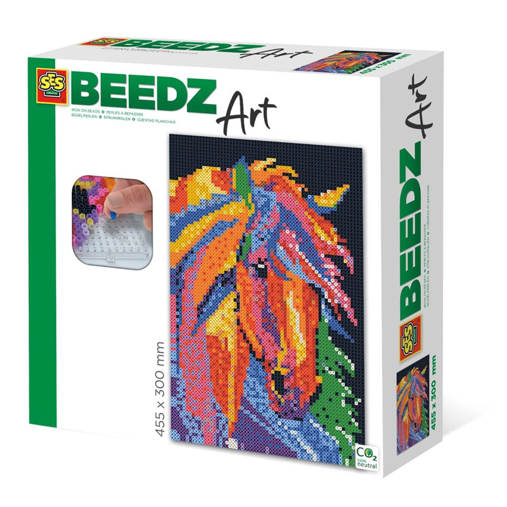 SES 06008 SES creative - # 7000 - Beedz Art - Bügelperlenset - Fantasie-Pferd