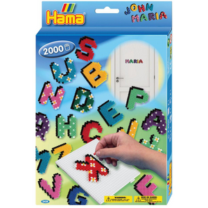 Malte Haaning 3424 Hama - Geschenkpackung Buchstaben 2.000 Stück