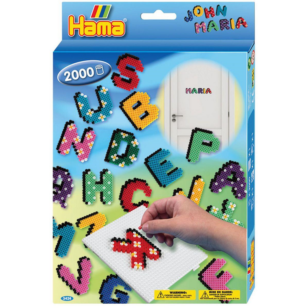 Malte Haaning 3424 Hama - Geschenkpackung Buchstaben 2.000 Stück