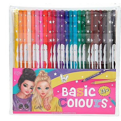 Depesche 06710 TOP Model - Buntstift-Set (24 Farben)