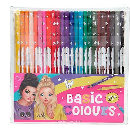 Depesche 06710 TOP Model - Buntstift-Set (24 Farben)