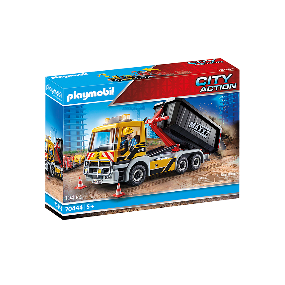 Playmobil 70444 City Action - Hochhausbau - LKW mit Wechselaufbau