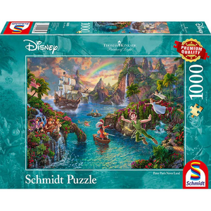 Schmidt Spiele 59635 Schmidt Puzzle - # 1000 - Thomas Kinkade Disney Peter Pan
