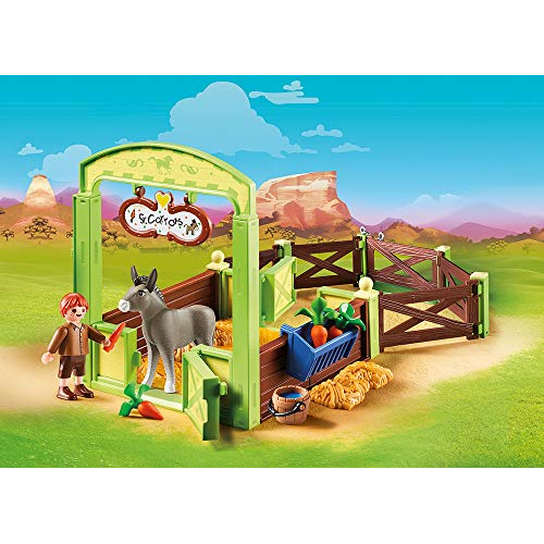 Playmobil 70120 Spirit - Pferdebox Snips & Herr Karotte