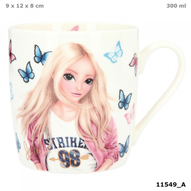 Depesche 11549 TOP Model - BUTTERFLY - Tasse (300 ml)